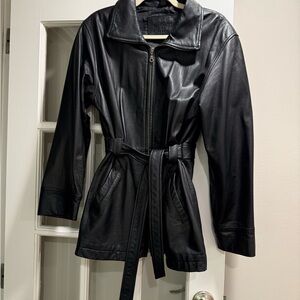 Women's Black Leather Jacket